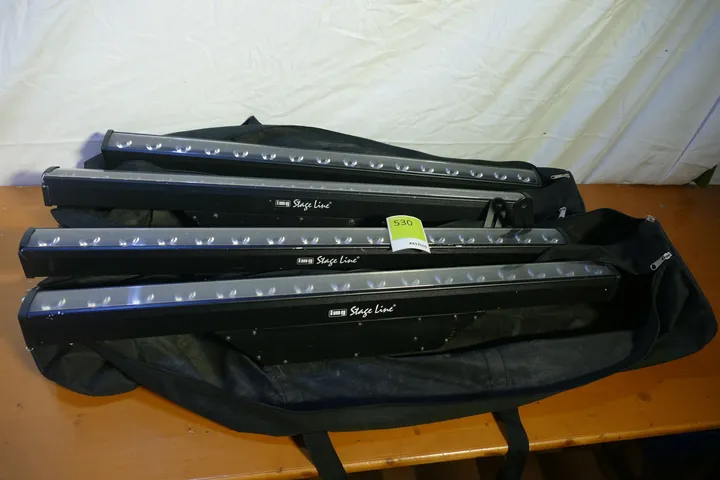 4x LED Bar IMG Stageline RGBL 212 DMX